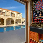 Glass Gym, Tennis, & Pool Bond Mansion * Cera