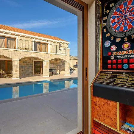 Glass Gym, Tennis, & Pool Bond Mansion * Cera